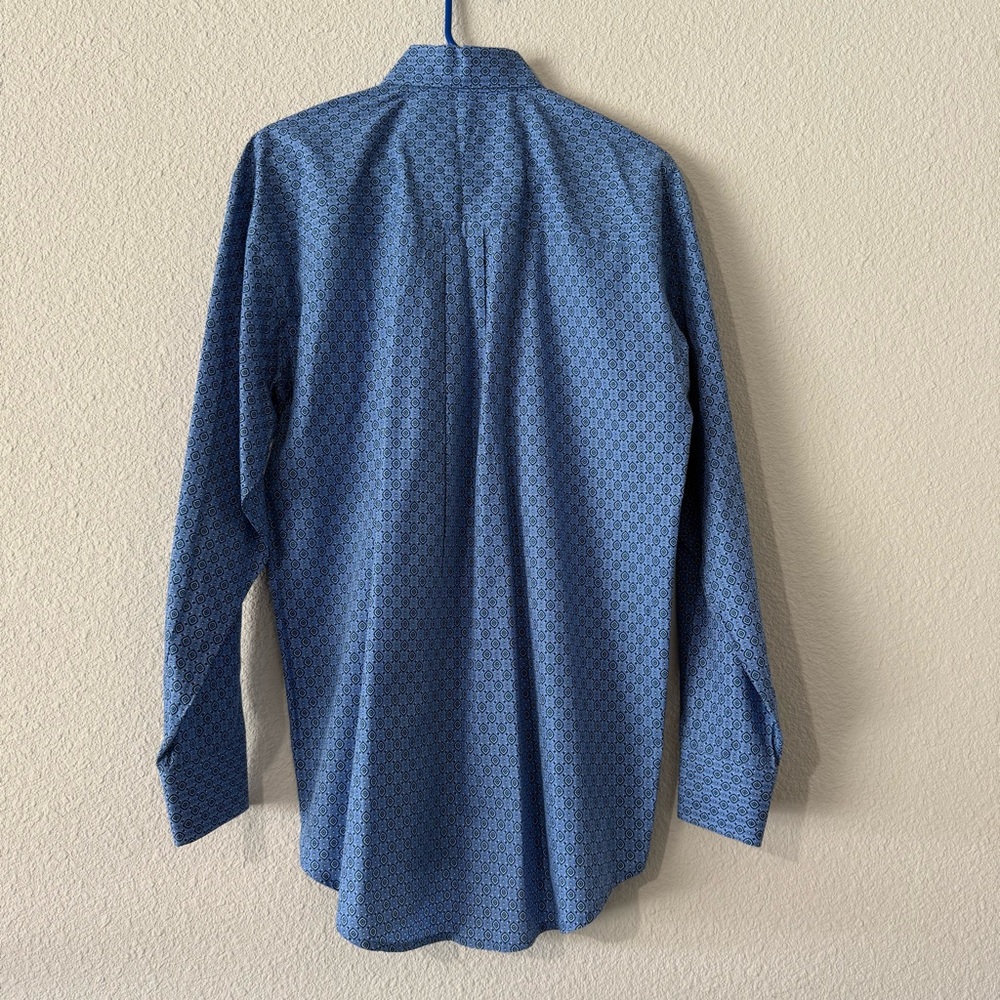 George Straight Collection by Wrangler Patterned Button-Down Shirt - Picture 5 of 5